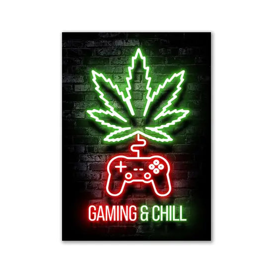Game Room LED Light Decor
