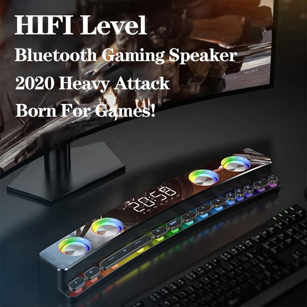 Computer Bluetooth Speaker with Lighting