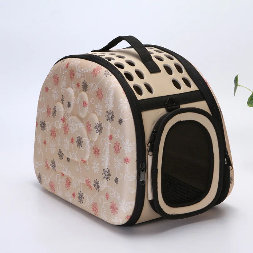 Pet Carrier Backpack - Foldable Travel Bag for Pets