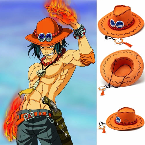 Luffy Cosplay Cowboy Hat