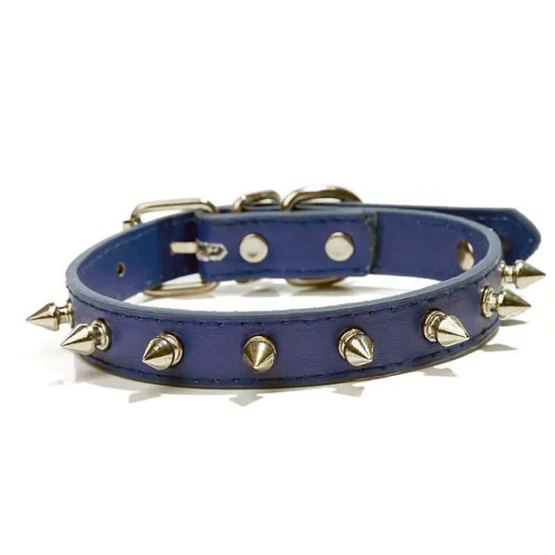 Multicolor Spike Dog Collar for Pets