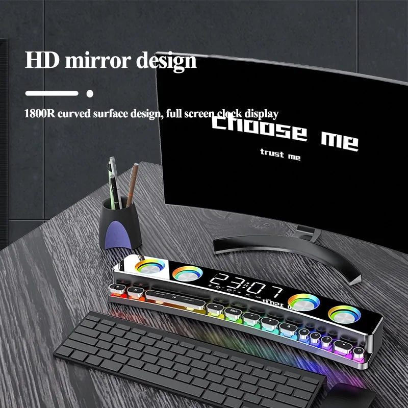 Computer Bluetooth Speaker with Lighting