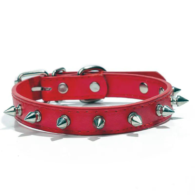 Multicolor Spike Dog Collar for Pets