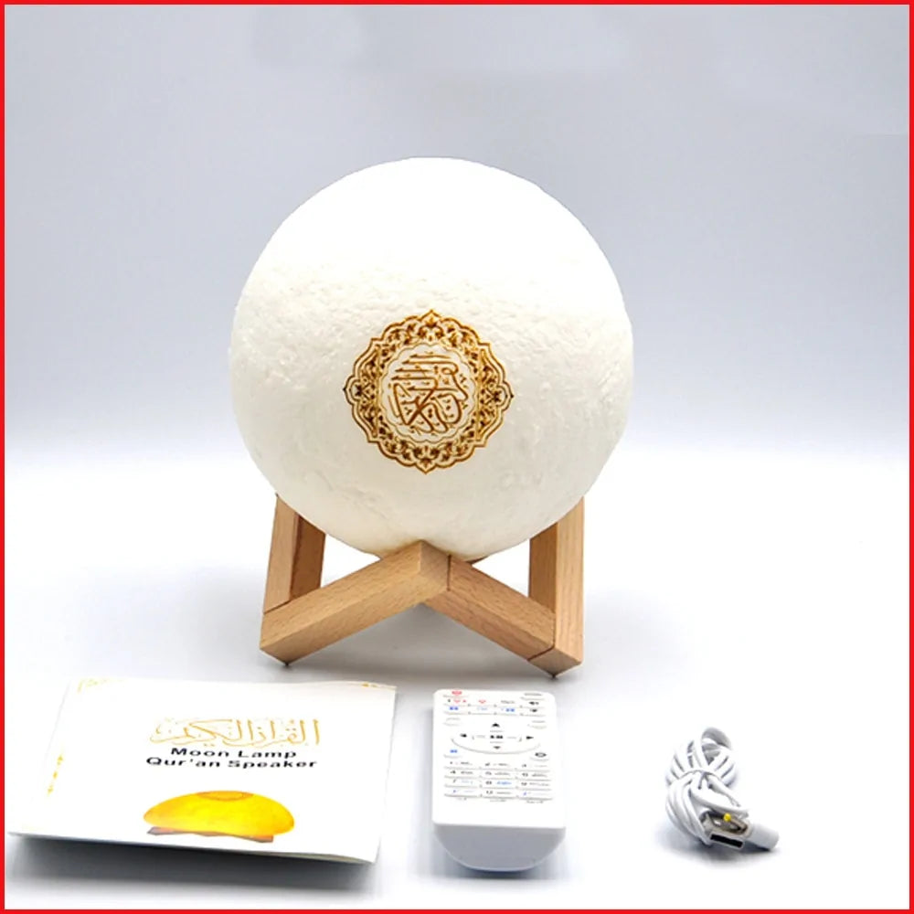3D Moon Speaker LED Light