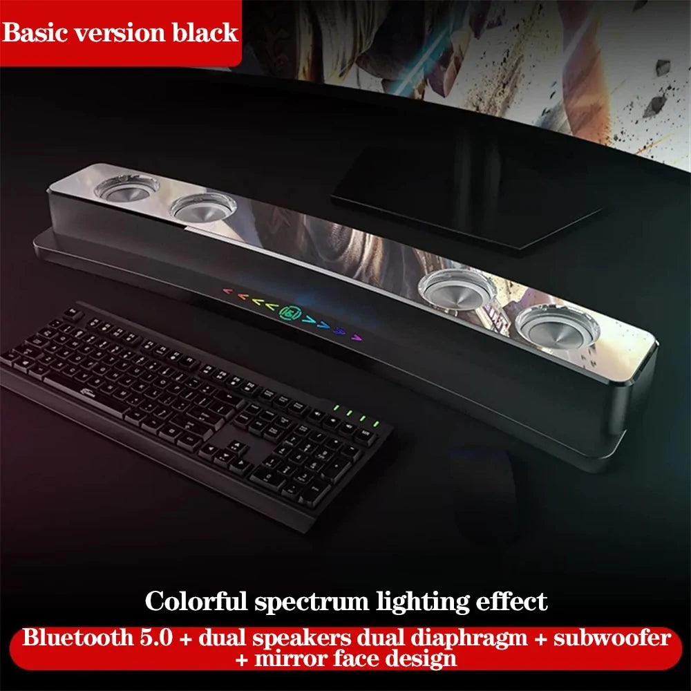 Computer Bluetooth Speaker with Lighting