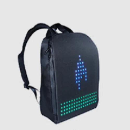 Dynamic LED Display Waterproof Backpack