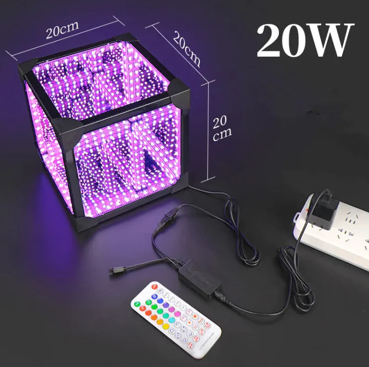 Infinity Mirror Lamp Cube Lamp