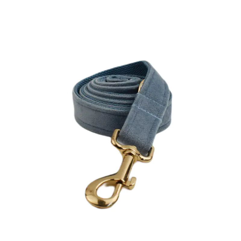 Velvet Fabric Dog Collar for Pets