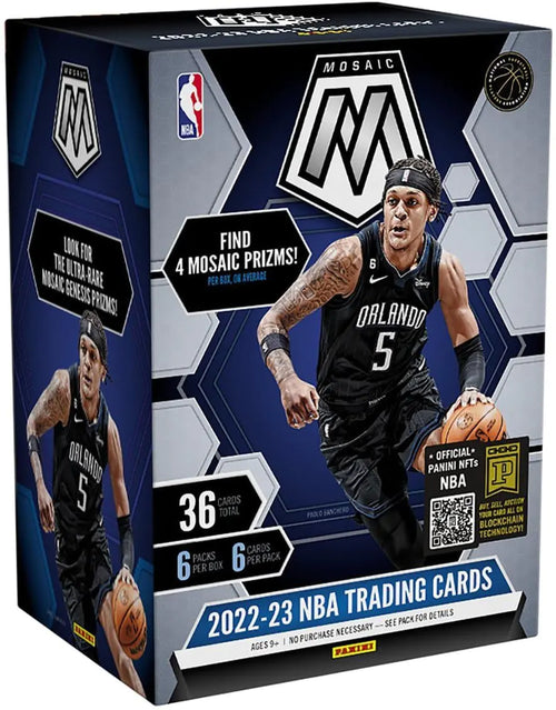 2023 Panini Mosaic Hoops Collector Box - 36 Cards