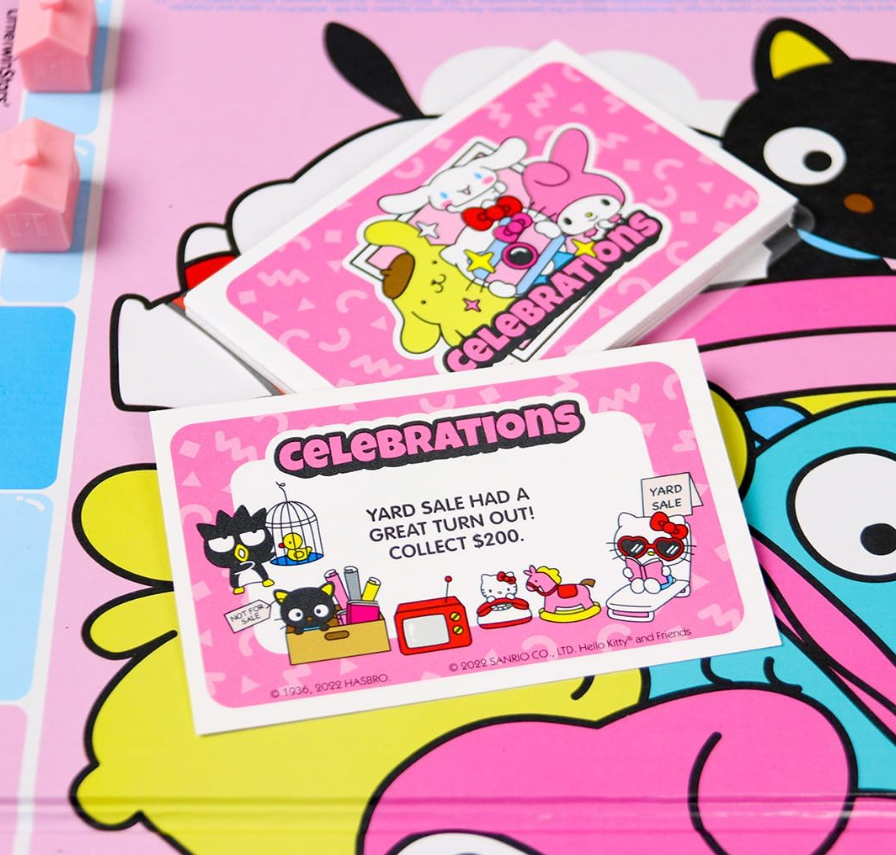 Hello Kitty and Friends Classic Monopoly Game Officially-Licensed