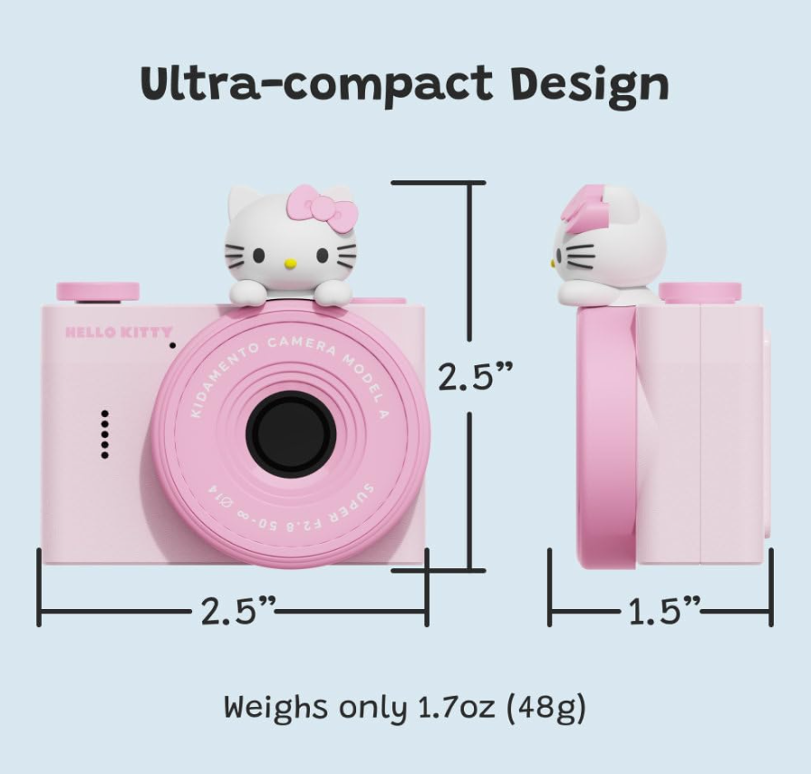 Hello Kitty Mini Digital Camera & Video Camcorder - 32GB Memory Card