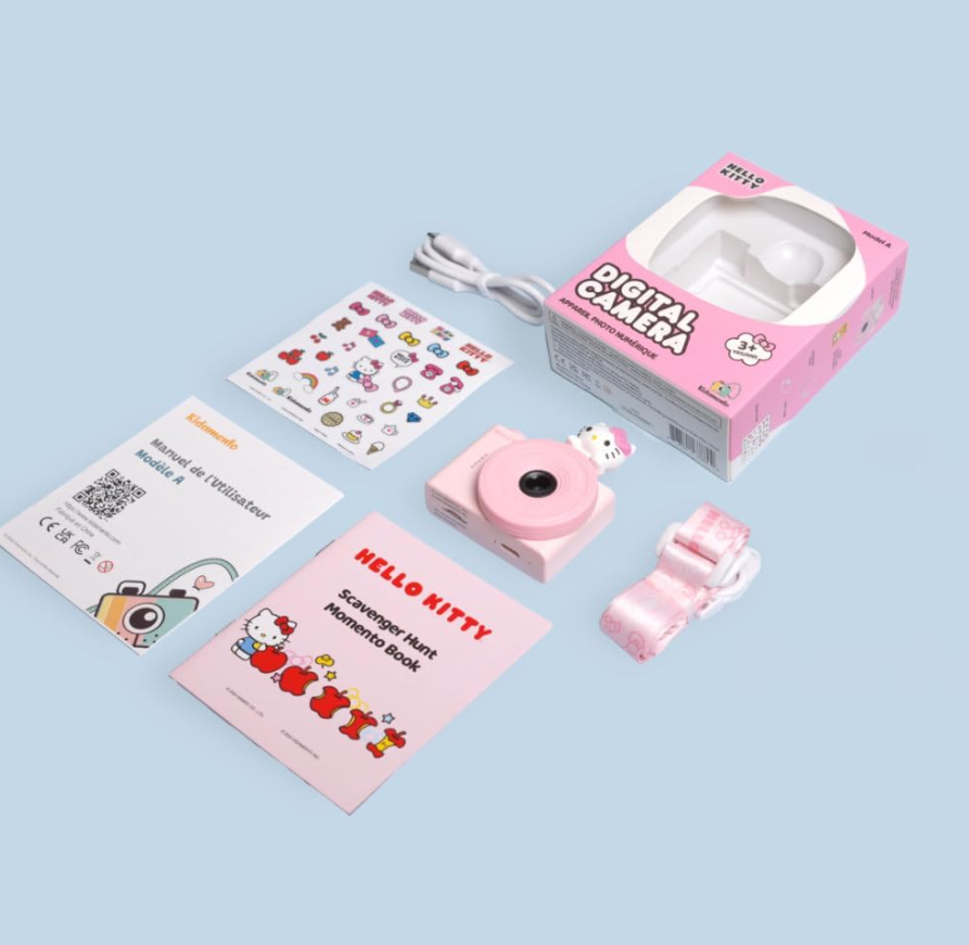 Hello Kitty Mini Digital Camera & Video Camcorder - 32GB Memory Card