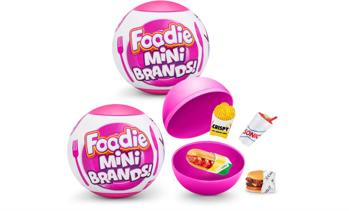 5 Surprise Mini Fast Food Collectibles (2-Pack) by ZURU