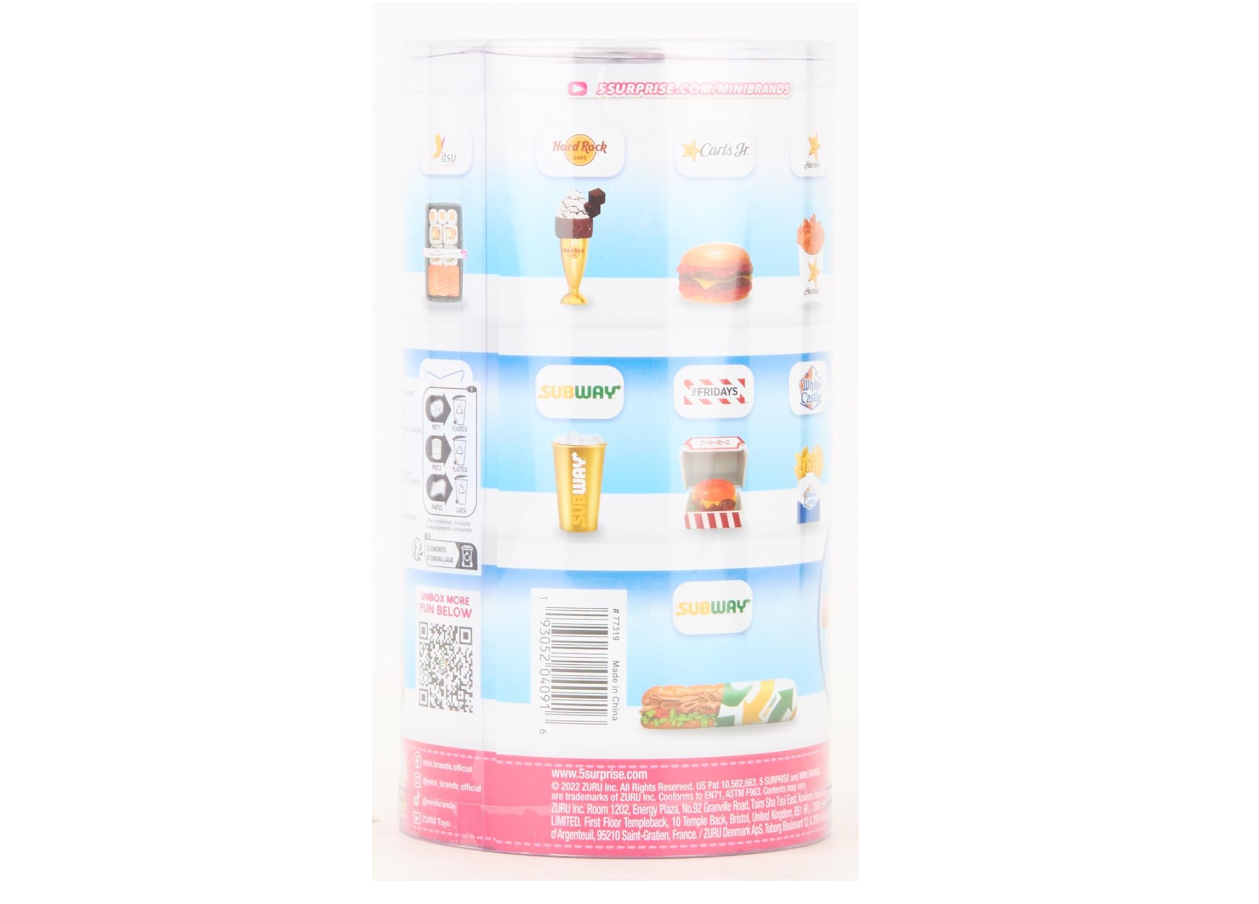 5 Surprise Mini Fast Food Collectibles (2-Pack) by ZURU
