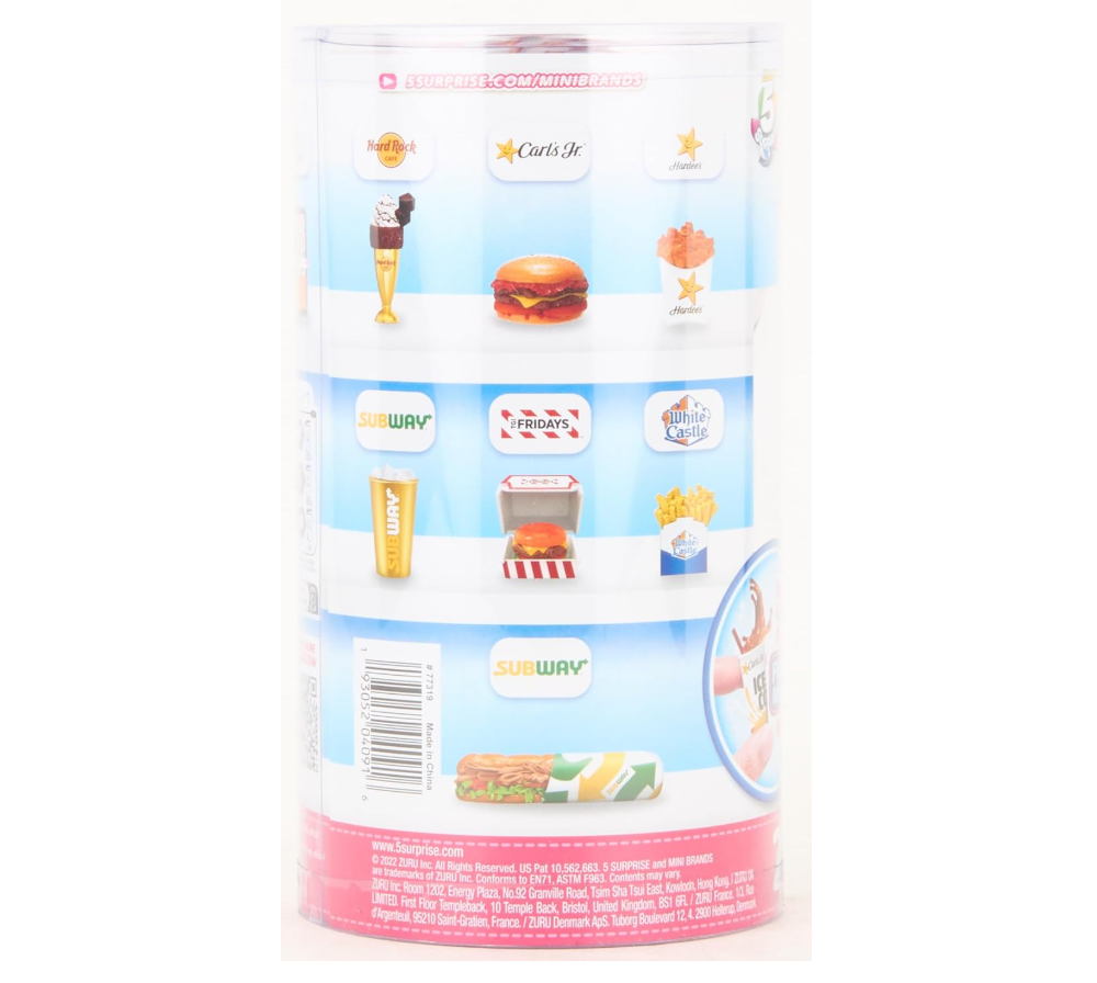 5 Surprise Mini Fast Food Collectibles (2-Pack) by ZURU