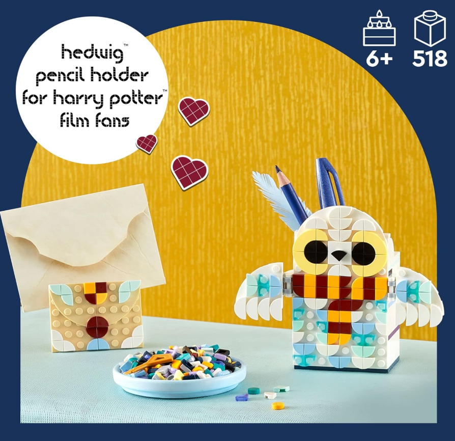 LEGO DOTS Harry Potter Hedwig Pencil Holder