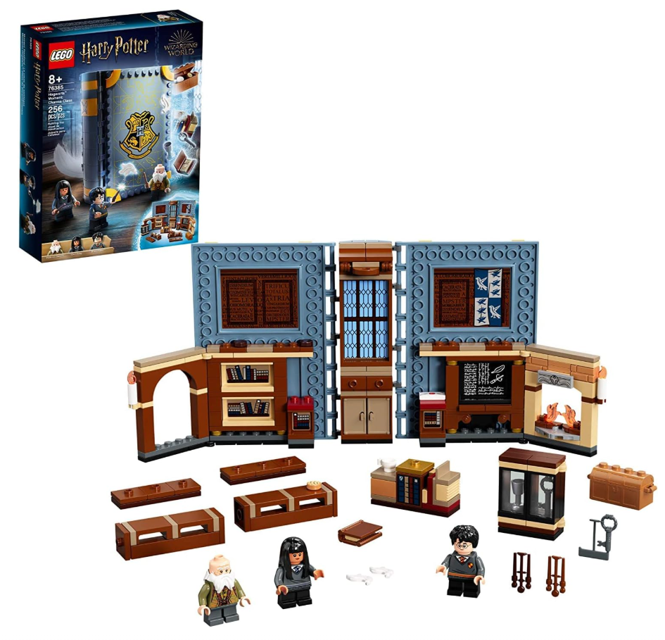 LEGO Harry Potter Hogwarts Moment: Charms Class 76385 Professor Flitwick’s Class in a Brick-Built Book Playset
