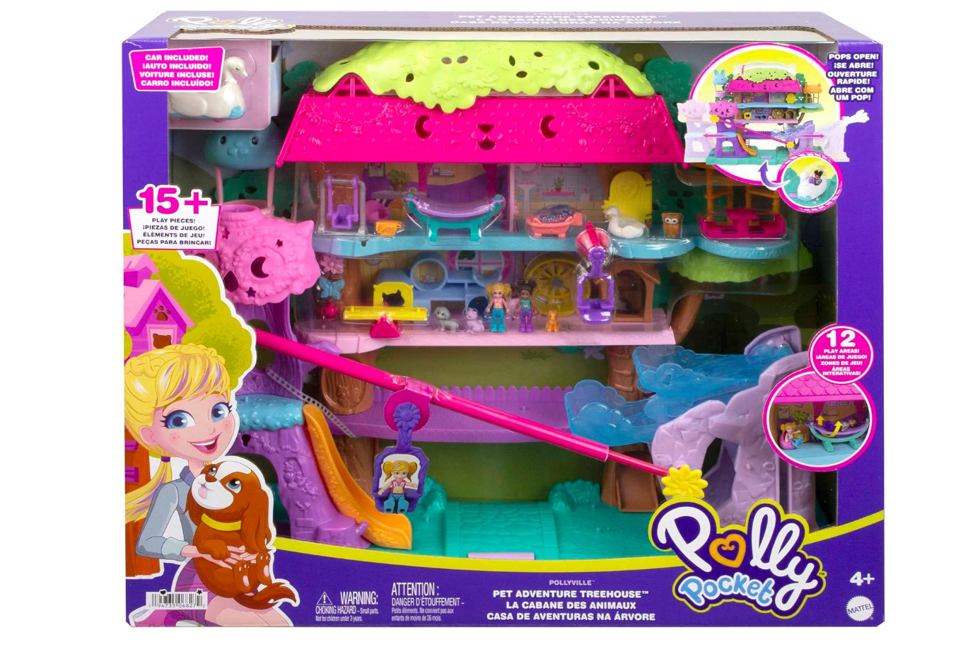 Pollyville Pet Adventure Treehouse