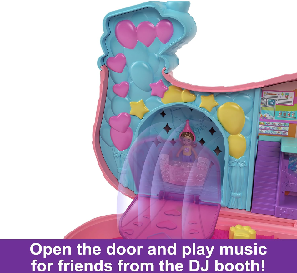 Polly Pocket Puppy Party Extravaganza Playset with 26 Accessories