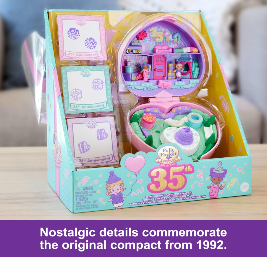 Limited Edition Polly Pocket Birthday Stamp Collector Set