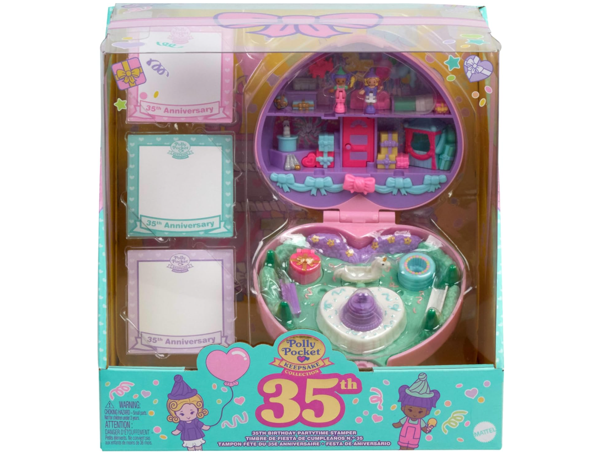 Limited Edition Polly Pocket Birthday Stamp Collector Set
