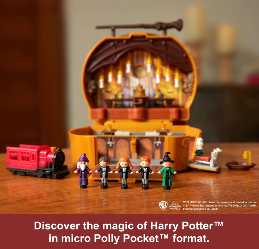 Polly Pocket Harry Potter Hogwarts Magic Playset