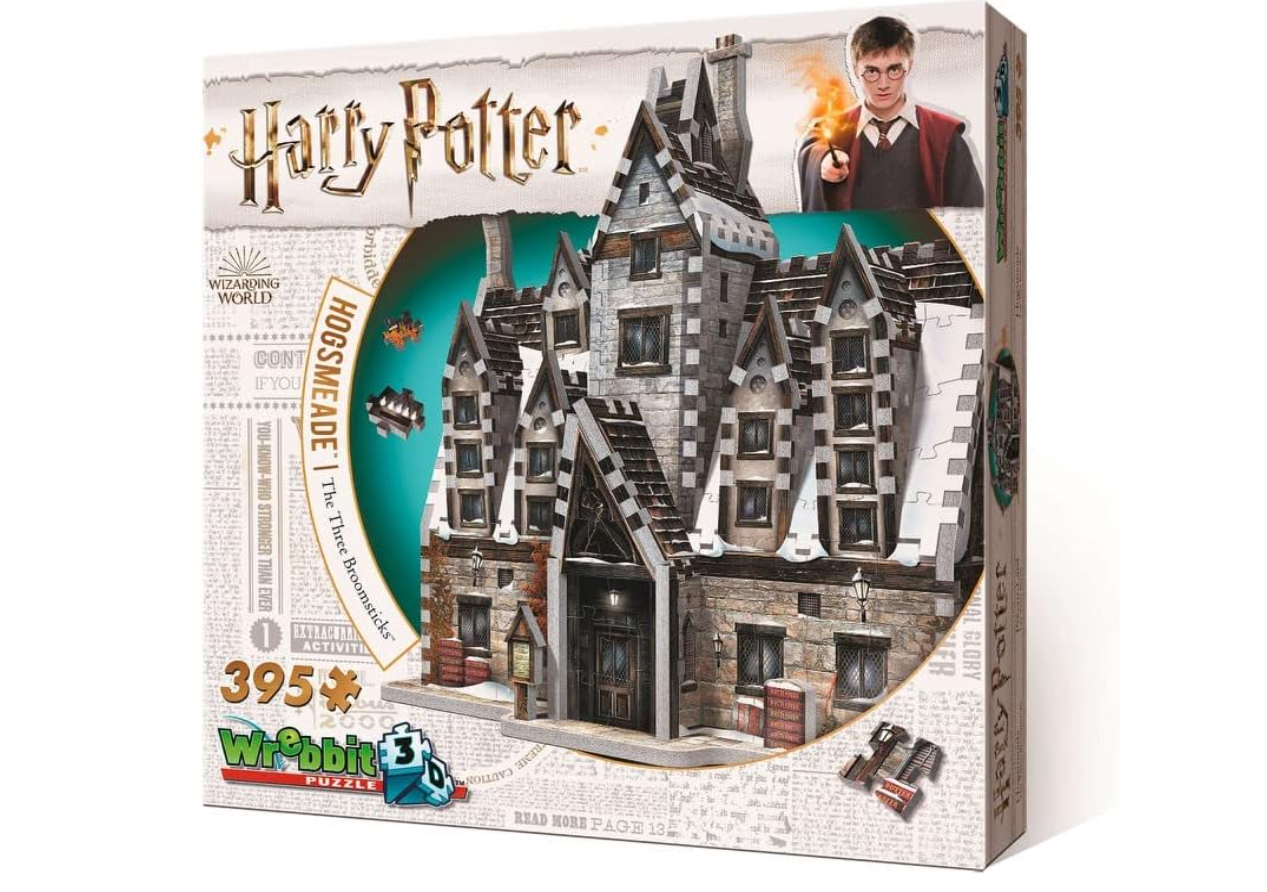 Hogsmeade Three Broomsticks 3D Puzzle - 395 Pieces for Harry Potter Fans