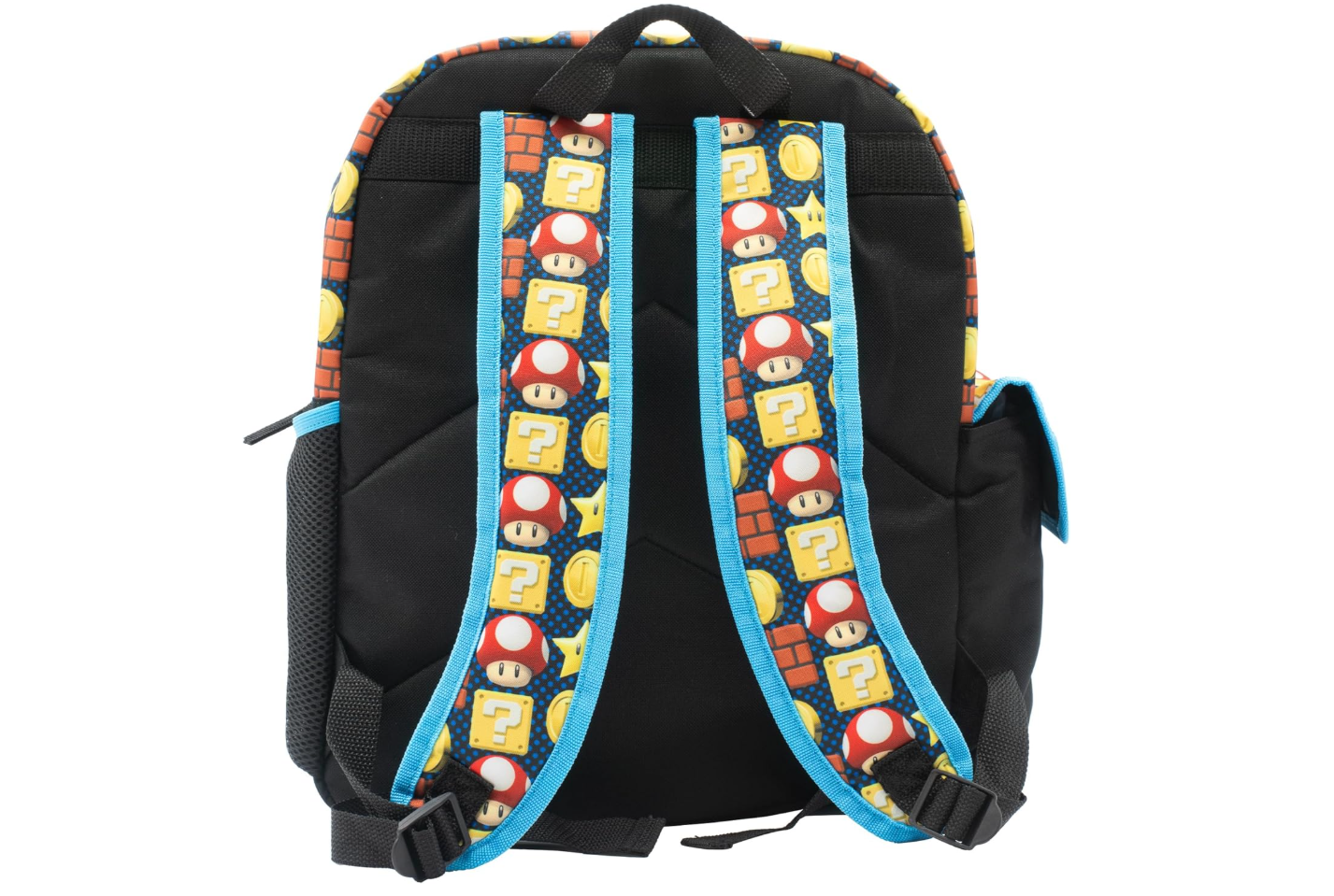 Super Mario Iconic 16" School Backpack with 3D Characters