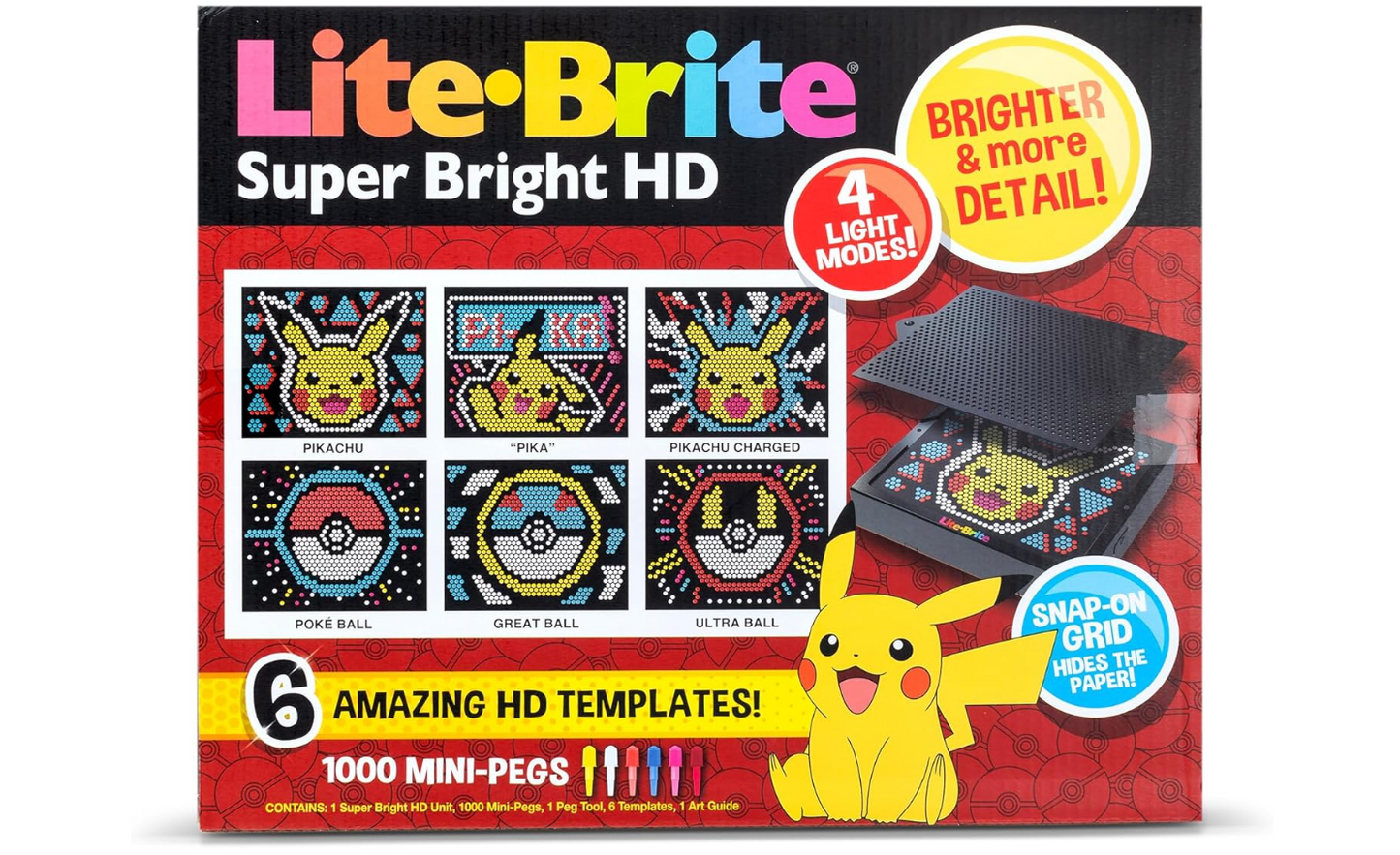Pokémon Edition Lite Brite HD Art Studio