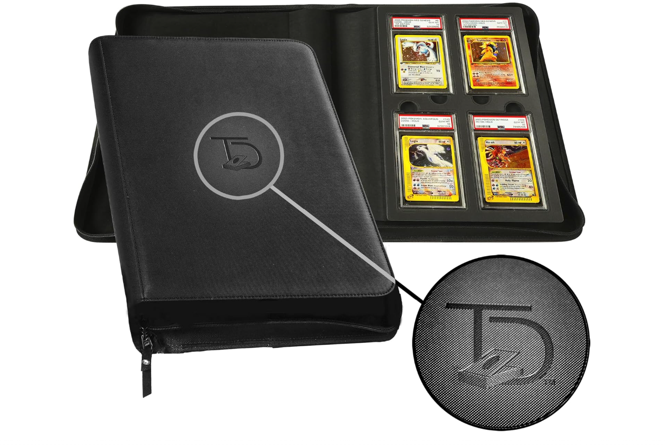 TopDeck Slab Binder | PSA 28 Card Binder | Premium Innovative Storage for Graded Cards