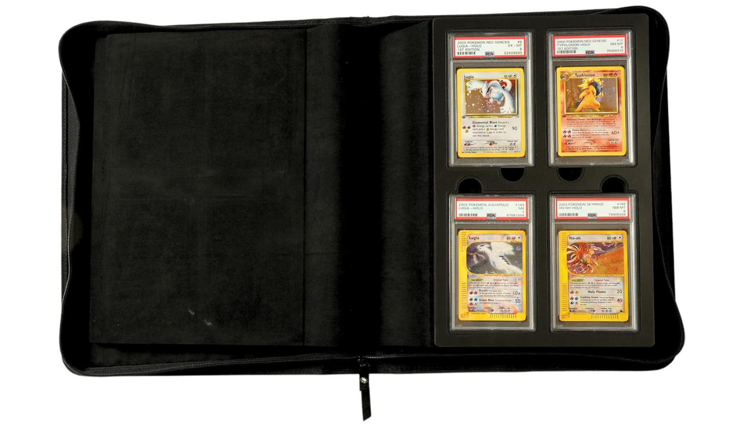 TopDeck Slab Binder | PSA 28 Card Binder | Premium Innovative Storage for Graded Cards