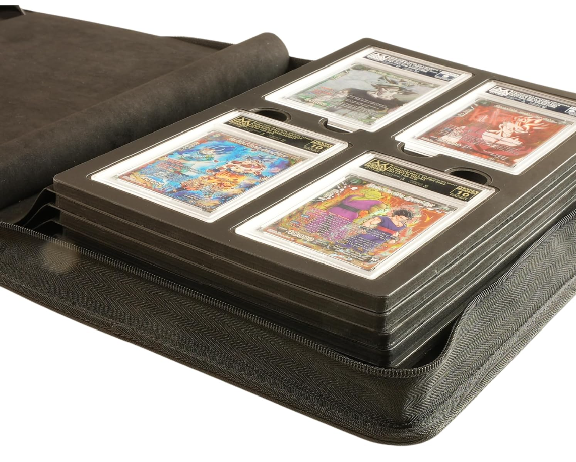TopDeck Slab Binder | PSA 28 Card Binder | Premium Innovative Storage for Graded Cards