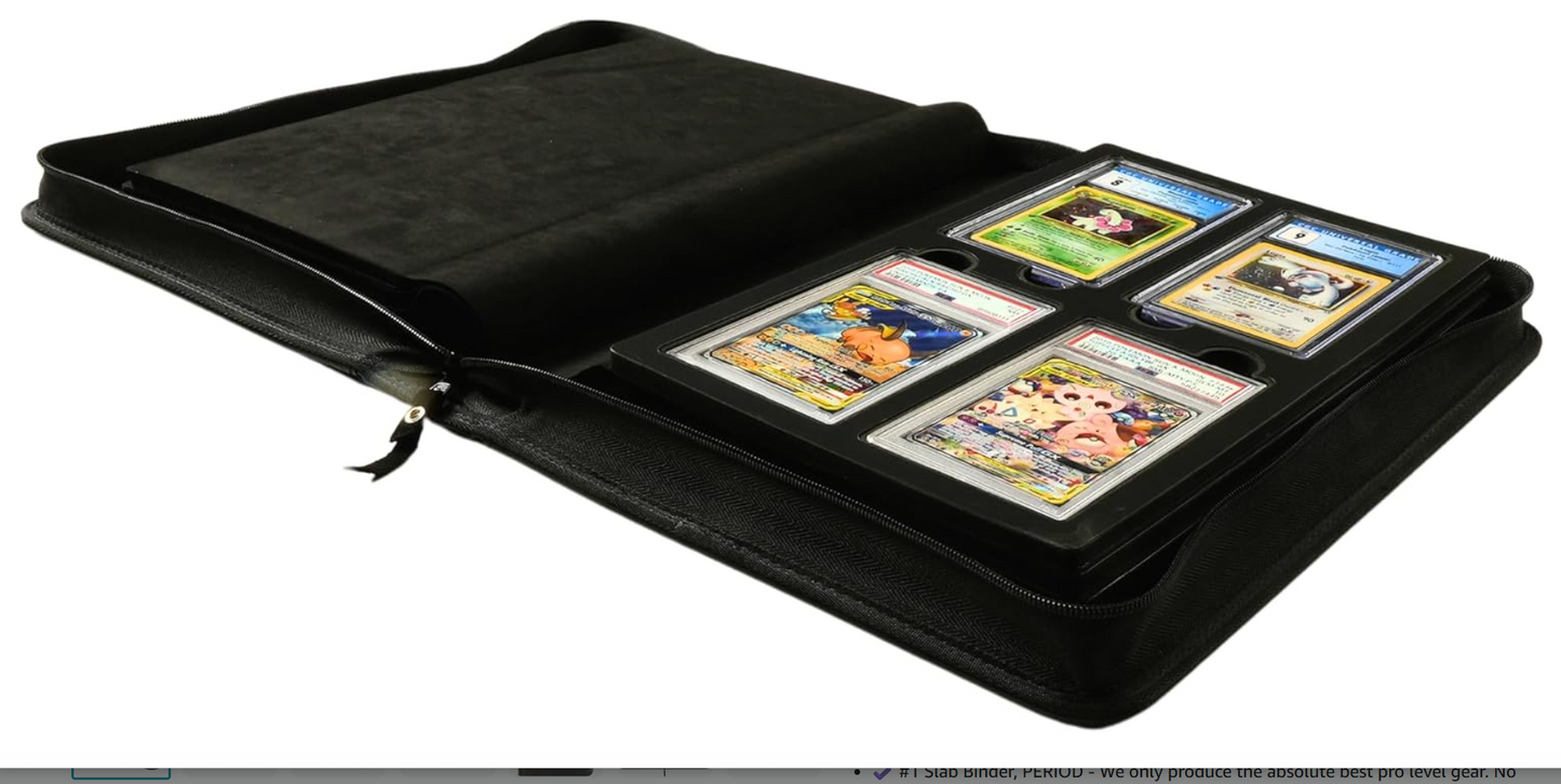 TopDeck Slab Binder | PSA 28 Card Binder | Premium Innovative Storage for Graded Cards