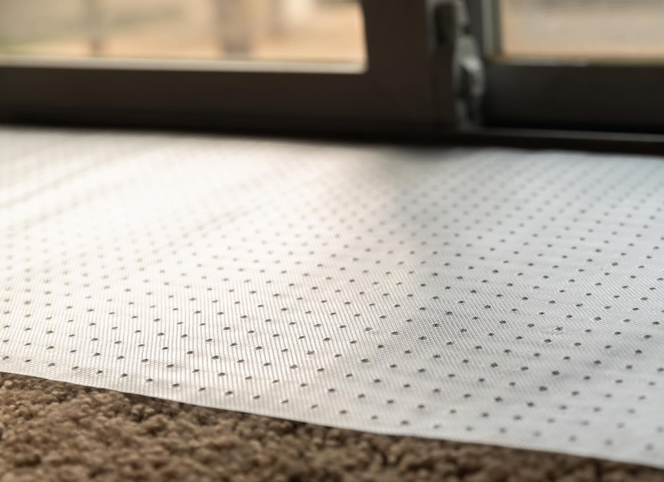 HugsandTails Pet Carpet Protector - Doorway Damage Deterrent and Scratch-Stopper for Cats Dogs and Pets Heavy-Duty PVC Runner Cut to Fit Clear 15 Inches x 48 Inches