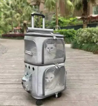 Double Layer Pets Trolley Case