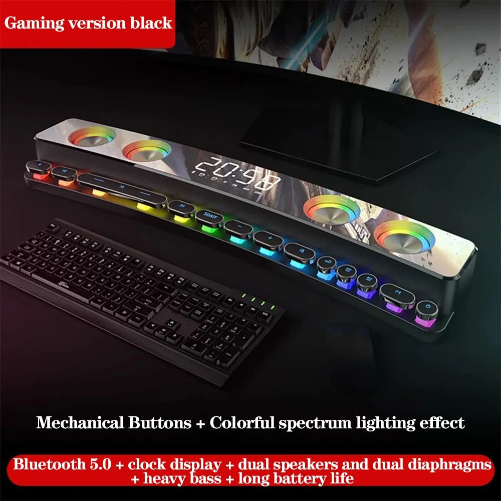 Computer Bluetooth Speaker with Lighting