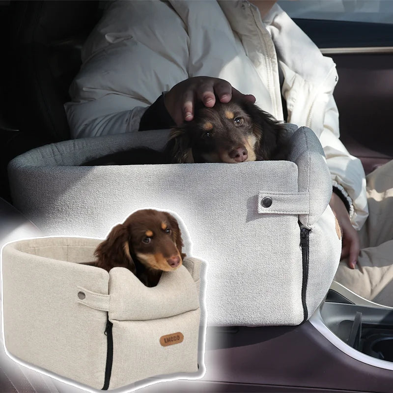 Portable Car Seat Bed for Small Pets