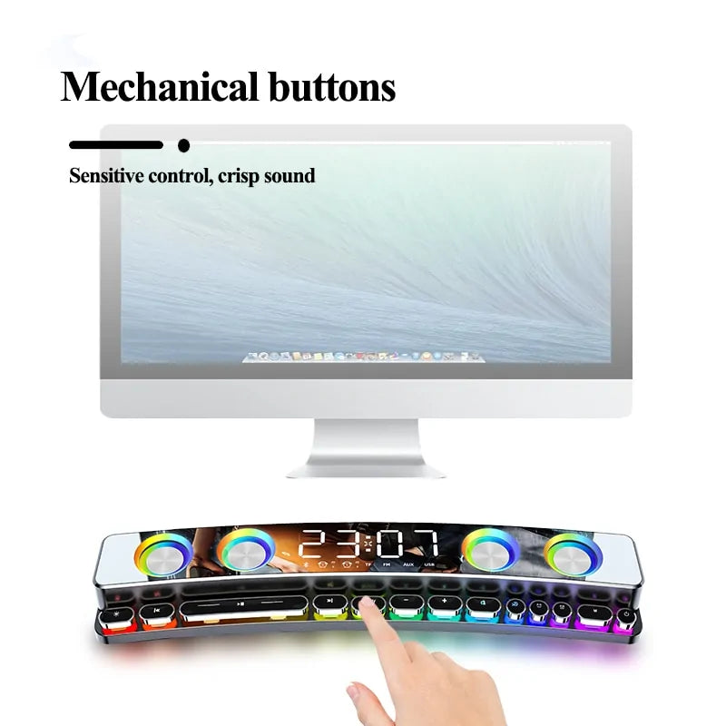 Computer Bluetooth Speaker with Lighting