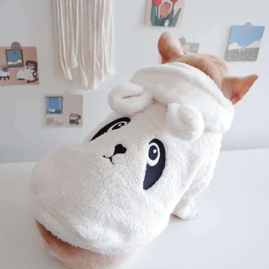 Embroidered Cartoon Hooded Vest for Pets