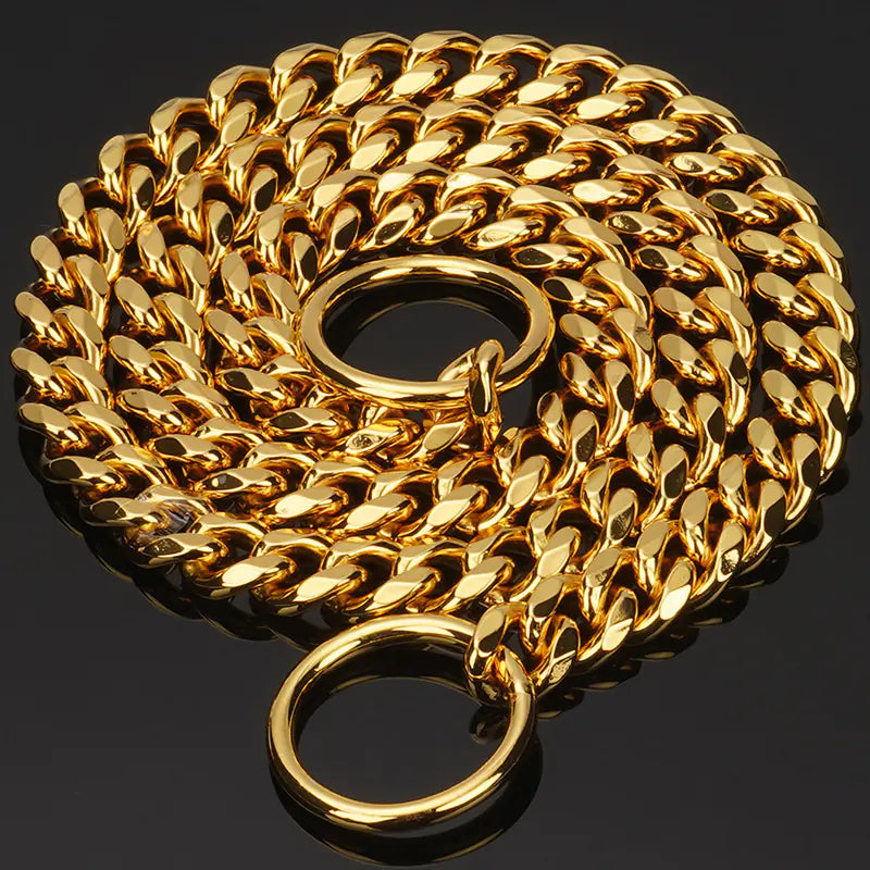Stainless Steel Double Ring Drag Chain for Pets