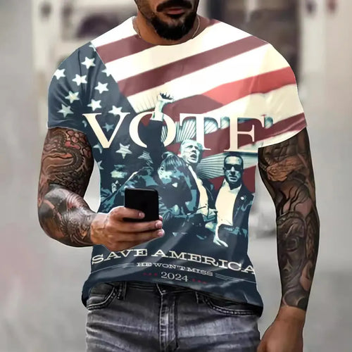 Vote Trump Short Sleeve T-Shirt