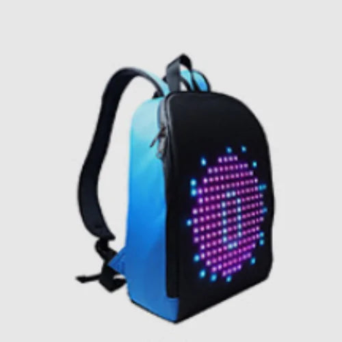Dynamic LED Display Waterproof Backpack