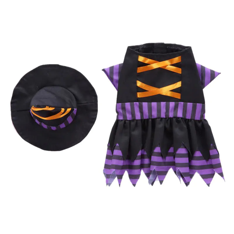 Funny Halloween Witch Costume for Pets