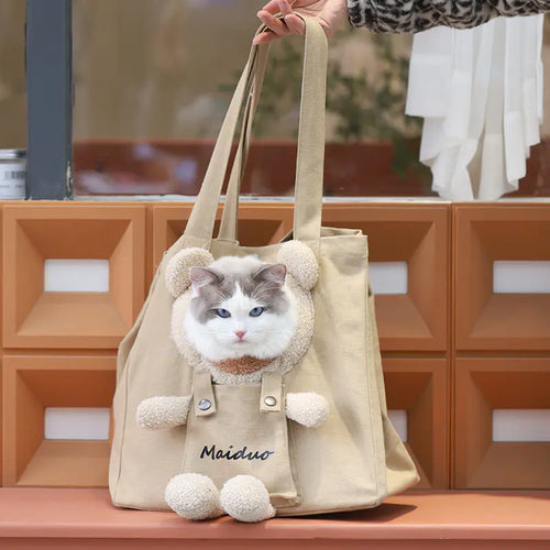 Cat Carrier Backpack for Pets - Pop Out Head
