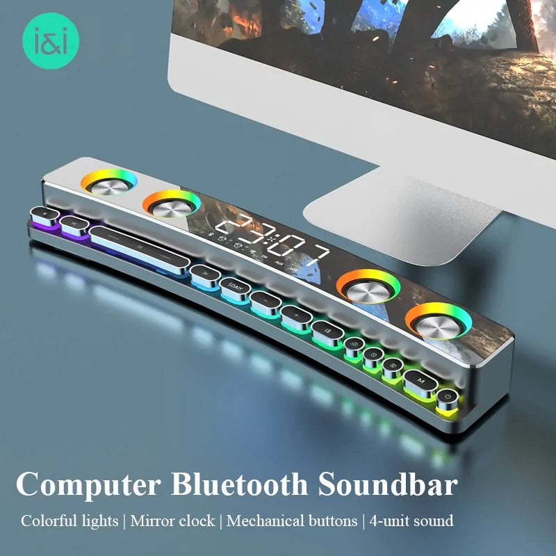 Computer Bluetooth Speaker with Lighting