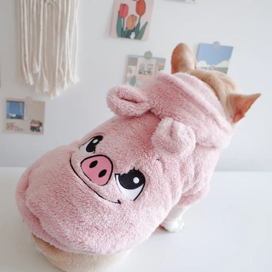 Embroidered Cartoon Hooded Vest for Pets