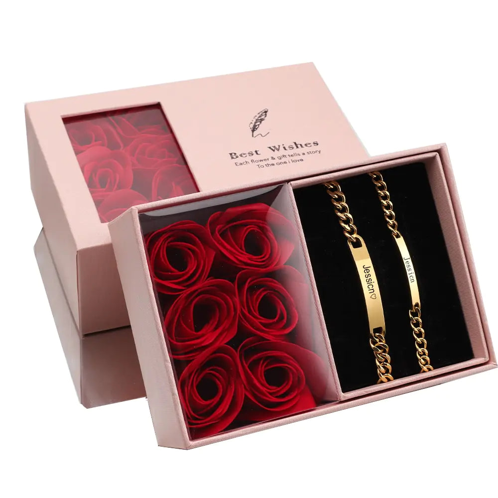  Stainless Steel Couple Bracelet