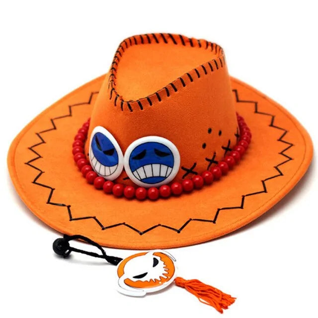 Luffy Cosplay Cowboy Hat