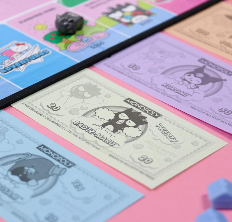 Hello Kitty and Friends Classic Monopoly Game Officially-Licensed