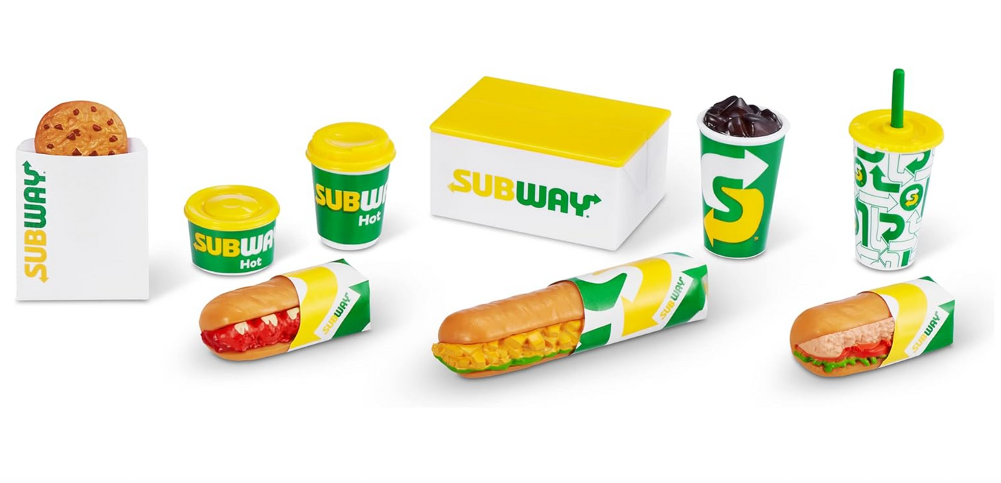 5 Surprise Mini Fast Food Collectibles (2-Pack) by ZURU